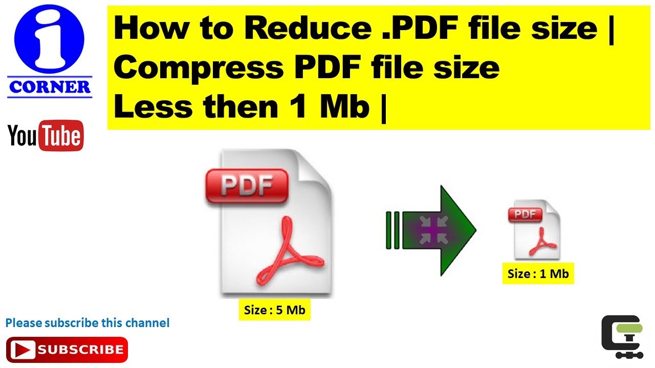 Compress pdf to less than 1mb